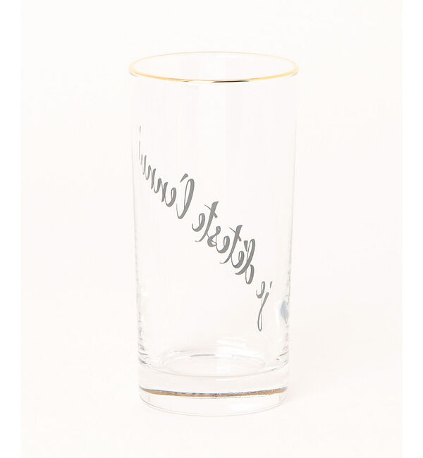 Rouge vif「【一部店舗限定】ロゴ入りゴールドライングラス」|食器・キッチングッズ|