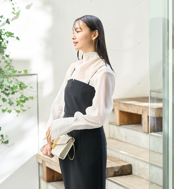 Rouge vif「ニュアンスタートルシアーブラウス」|シャツ・ブラウス|