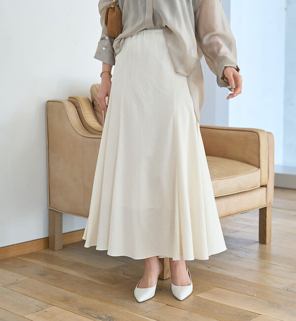 Rouge vif「【新色登場】切替マキシスカート」|スカート|