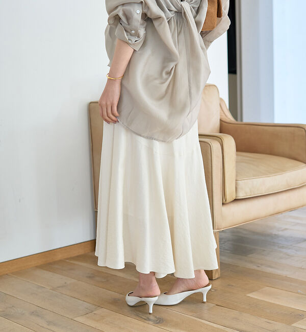 Rouge vif「【新色登場】切替マキシスカート」|スカート|