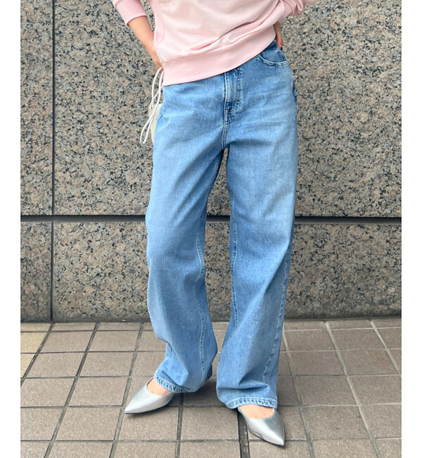 Rouge vif「【RED CARD/レッドカード】別注Dakota ルーズストレートデニム」|デニム|