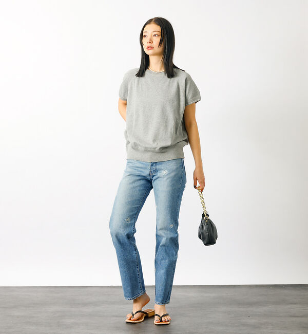 Rouge vif「【SOMETHING/サムシング】コットンニットプルオーバー / ラグラン【WE」|ニット・セーター|