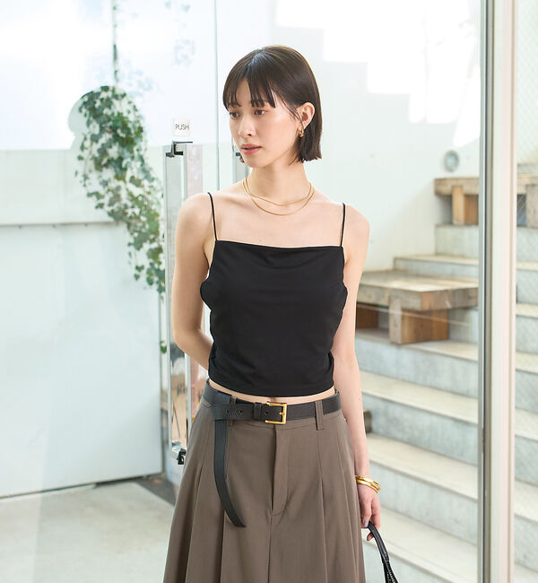 Rouge vif「サイドテープカップ付きキャミ」|キャミソール|