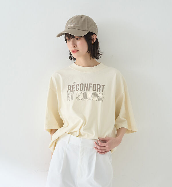 Rouge vif「ピグメントダイカジュアルロゴBIG Tシャツ」|Tシャツ・カットソー|