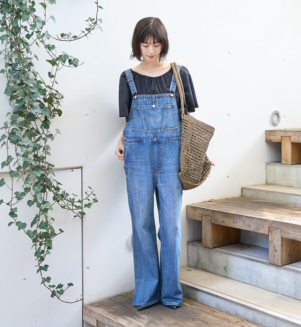 Rouge vif「【RED CARD/ レッドカード】別注 Nomad  デニムオーバーオール」|オールインワン|