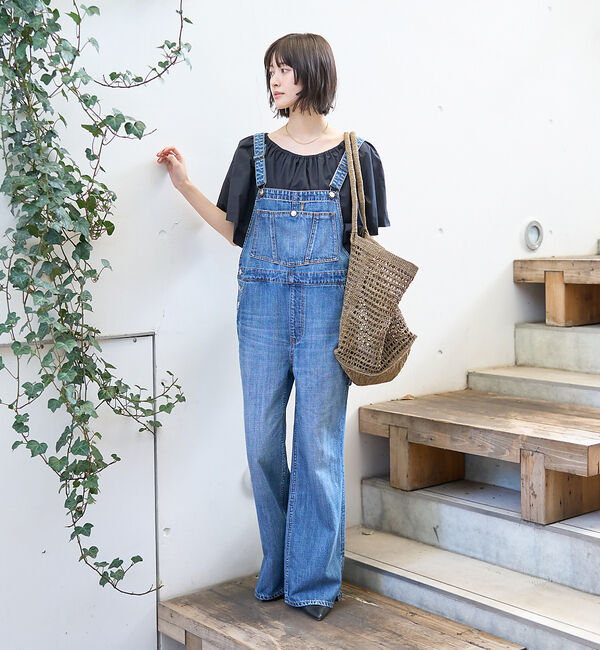 Rouge vif「【RED CARD/ レッドカード】別注 Nomad  デニムオーバーオール」|オールインワン|