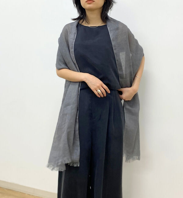 Rouge vif「【The Bagmati/ザ バグマティ】リネンストール」|マフラー|