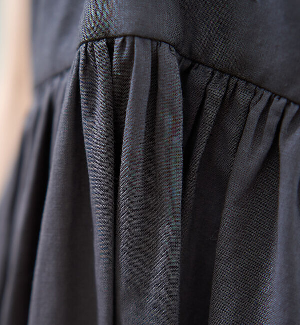 Rouge vif「麻混3WAYウエストリボンワンピース」|ワンピース|