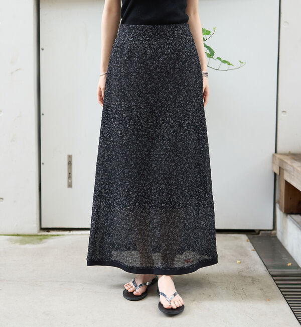 Rouge vif「ストレッチサッカープリントスカート」|スカート|