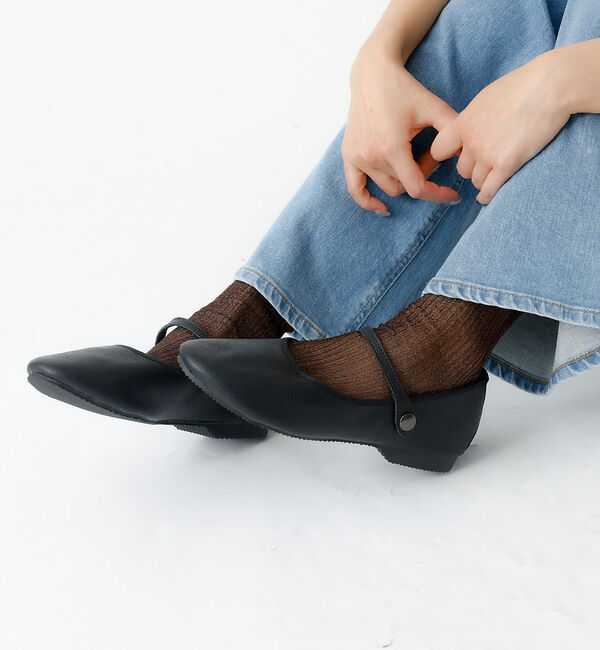 Rouge vif「【CROWN / クラウン】STRAP COURT JAZZ / ストラップ フ」|バレエシューズ|