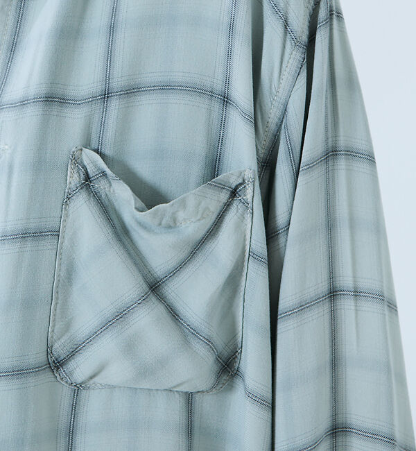 Rouge vif「【REMI RELIEF / レミレリーフ】レーヨンツイルチェックレギュラー シ」|シャツ・ブラウス|