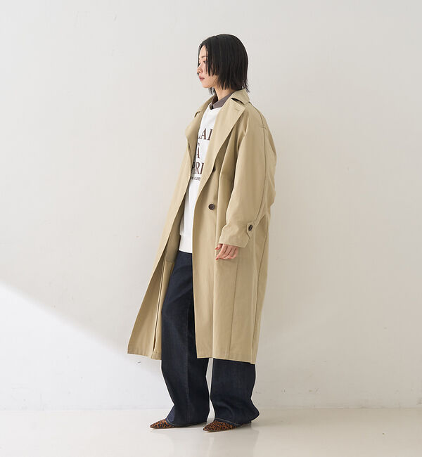 Rouge vif「撥水フォルムステンカラーコート」|ステンカラーコート|