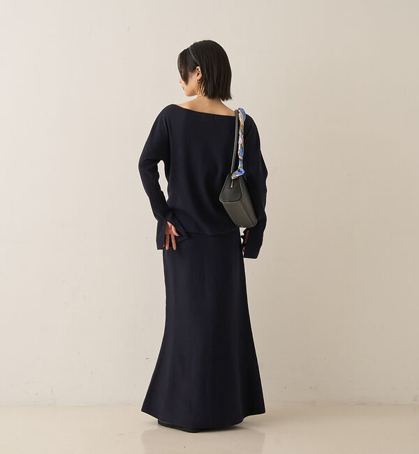 Rouge vif「【セットアップ対応】セミフレアニットスカート」|スカート|