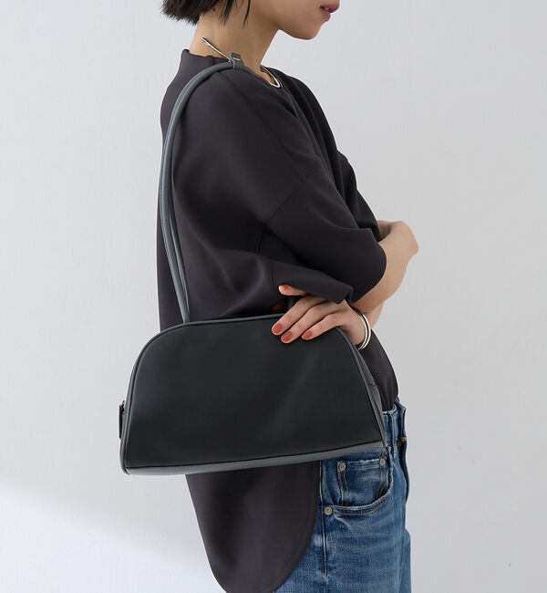 Rouge vif「パイピングロングハンドルボストンバッグ」|ボストンバッグ|