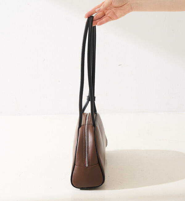 Rouge vif「パイピングロングハンドルボストンバッグ」|ボストンバッグ|