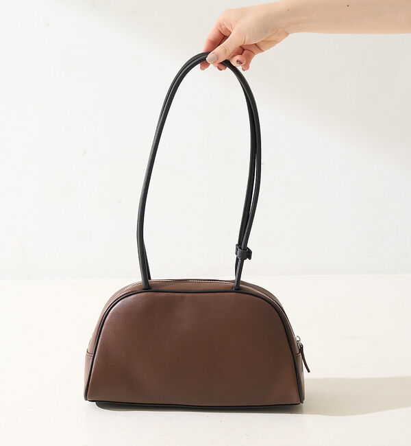 Rouge vif「パイピングロングハンドルボストンバッグ」|ボストンバッグ|