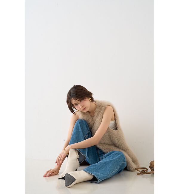 Rouge vif「【一部店舗限定】エコファーベスト」|ダウンベスト・ベスト|