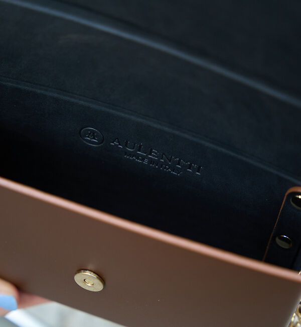 Rouge vif「【AULENTTI/オウレンティ】スクエアチェーンポシェット」|ショルダー・メッセンジャー|