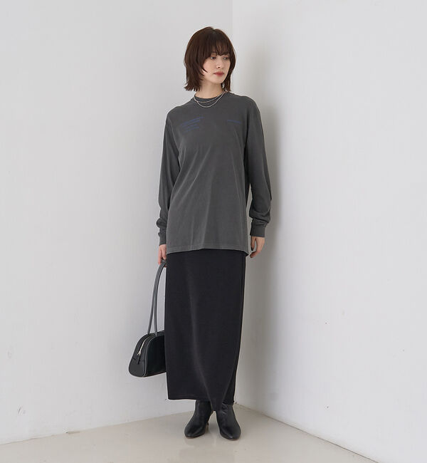 Rouge vif「ガーメントダイロゴロンTシャツ」|Tシャツ・カットソー|