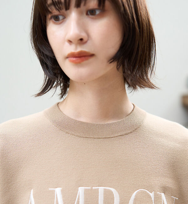 Rouge vif「【AMERICANA&times;MICA＆DEAL/ アメリカーナ&times;マイカ】ロゴニット」|ニット・セーター|