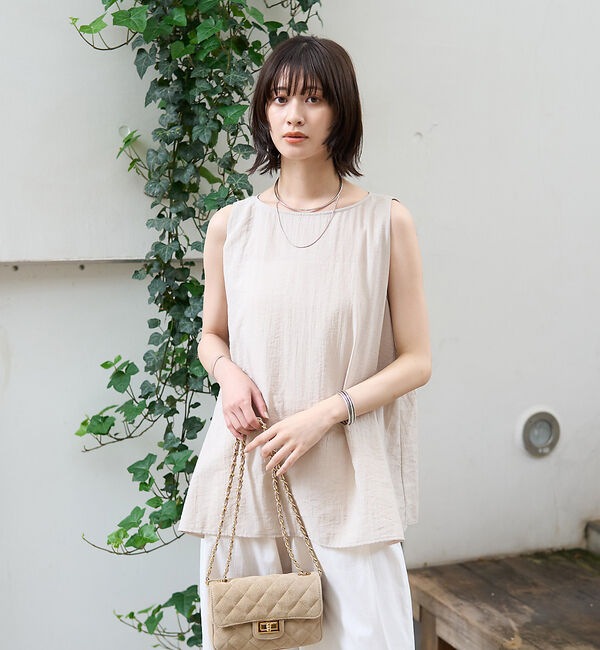 Rouge vif「【新色登場】【AULENTTI/オウレンティ】チェーンスエードミニショルダー」|ショルダー・メッセンジャー|