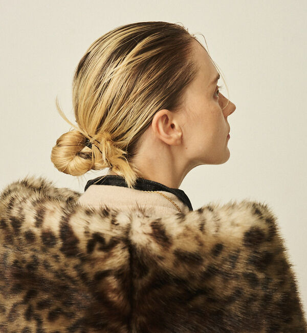 Rouge vif「【HELEN MOORE/ヘレンムーア】バックル付フェイクファースカーフ / ス」|マフラー|