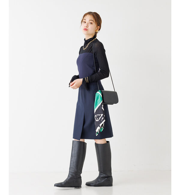 Rouge vif「【REMME／レメ】フラットインソールロングブーツ」|ショートブーツ|