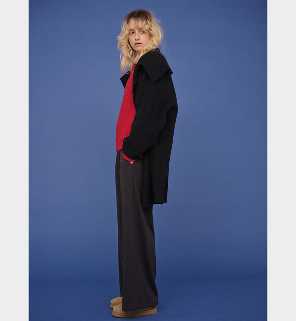 Rouge vif「ウール混オーバーカラーリバーコート」|その他|