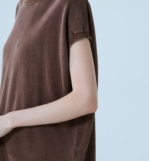 Rouge vif「【JOHNBULL/ジョンブル】ドライコットンピグメントフレンチニットT / フ」|ニット・セーター|