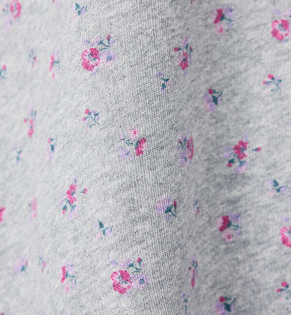 Rouge vif「【JEMORGAN / ジェーイーモーガン】ガーゼ裏毛 花柄クルースウェット/J」|スウェット・ジャージ|