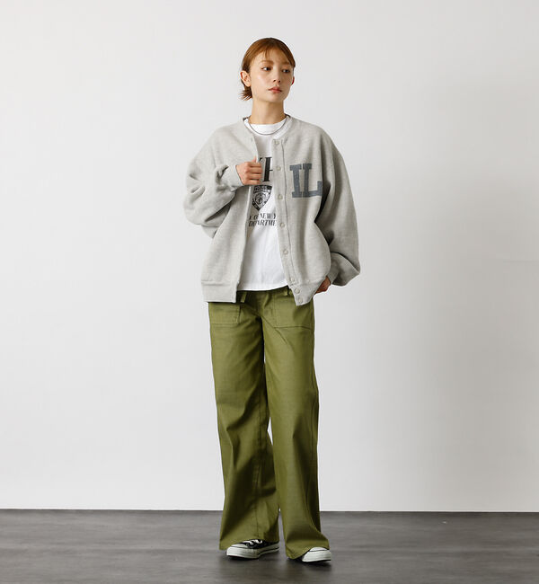 Rouge vif「別注【REMI RELIEF / レミレリーフ】ノンストレス起毛裏毛 スタジアム」|スウェット・ジャージ|