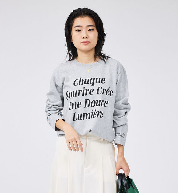 Rouge vif「ロゴロングスリーブTシャツ」|Tシャツ・カットソー|