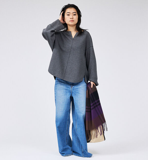 Rouge vif「【upper hights/アッパーハイツ】THE LIAM ハイライズワイドデ」|デニム|