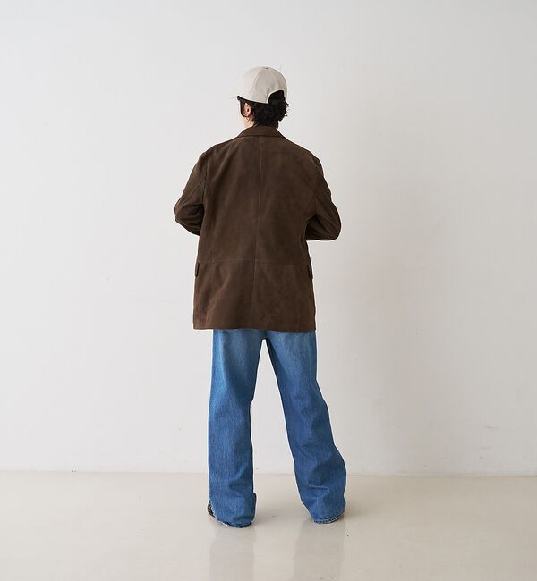 Rouge vif「ゴートスエード シングルジャケット」|テーラードジャケット|