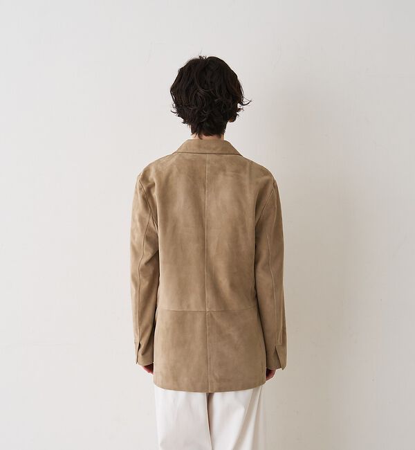 Rouge vif「ゴートスエード シングルジャケット」|テーラードジャケット|