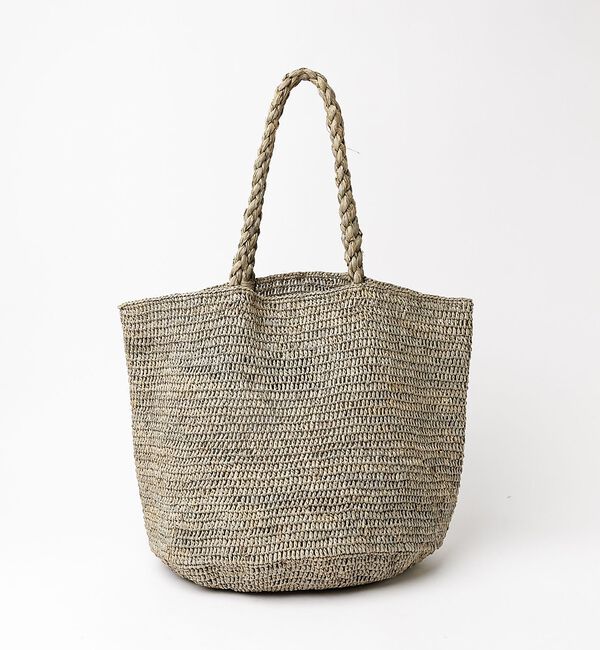 Rouge vif「【MADE IN MADA /メイドインマダ】ALICE MM BAG：ラフィア」|かごバッグ|