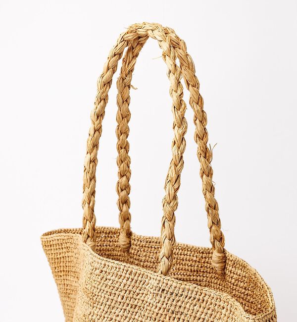 Rouge vif「【MADE IN MADA /メイドインマダ】ALICE MM BAG：ラフィア」|かごバッグ|