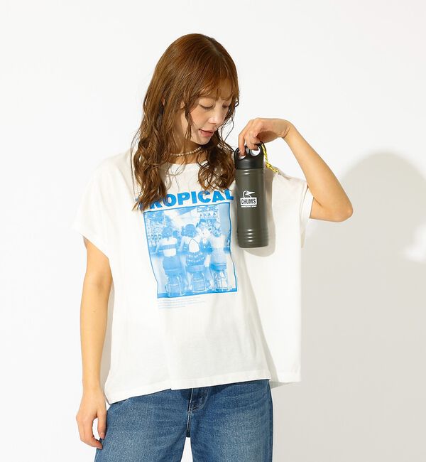 Rouge vif「【CHUMS/チャムス】キャンパーウェーブボトル500ml(食器/キッチン用品)」|食器・キッチングッズ|