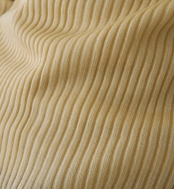 Rouge vif「防縮Wシアーポロリブニット」|ニット・セーター|