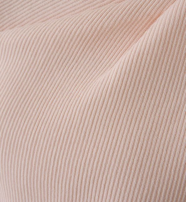 Rouge vif「【一部店舗限定】ドレープスリットスリーブリブニット」|ニット・セーター|