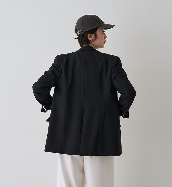 Rouge vif「メンズライクダブルジャケット」|テーラードジャケット|