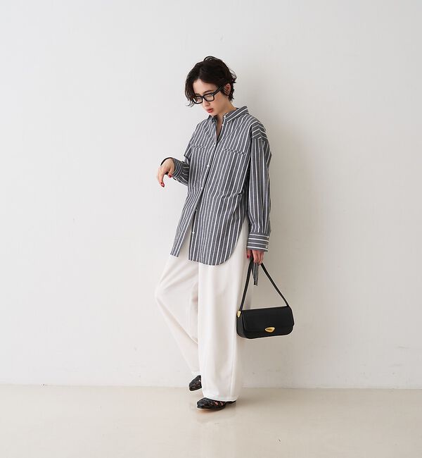 Rouge vif「【MAESTOSO/マエストソ】NOA BAGUETTE レザーショルダーバッグ」|ショルダー・メッセンジャー|