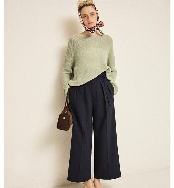 Rouge vif「【manipuri/マニプリ】フローラ大判シルクスカーフ 88&times;88 日本製」|バンダナ・スカーフ|