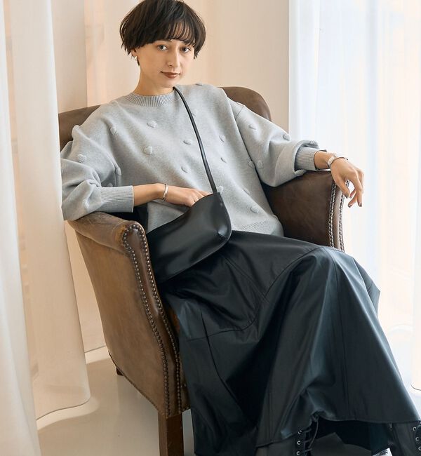 Rouge vif「【CHIMERE/シメール】スプリットレザーミニショルダーバッグ」|ショルダー・メッセンジャー|