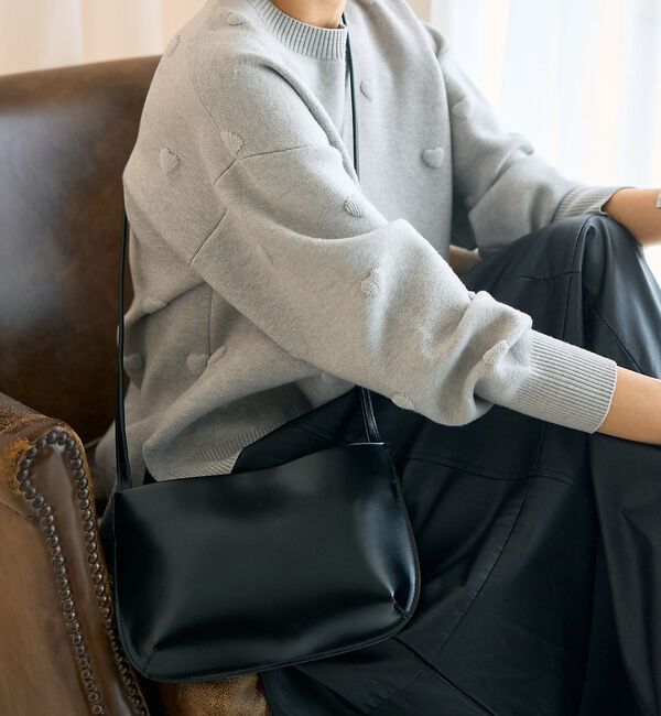 Rouge vif「【CHIMERE/シメール】スプリットレザーミニショルダーバッグ」|ショルダー・メッセンジャー|