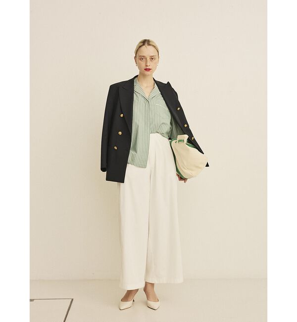 Rouge vif「ポリコットン撥水ワイドパンツ」|その他|