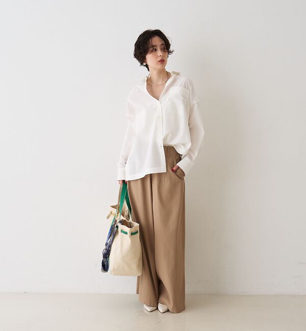 Rouge vif「ポリコットン撥水ワイドパンツ」|その他|