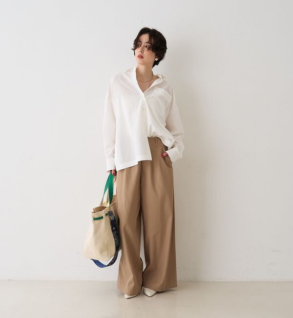 Rouge vif「ポリコットン撥水ワイドパンツ」|その他|