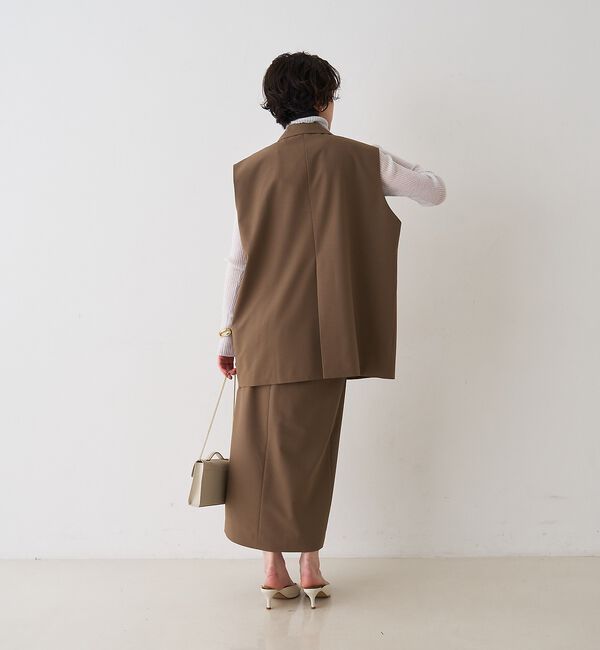 Rouge vif「【セットアップ対応】テーラーカラージレ」|ダウンベスト・ベスト|