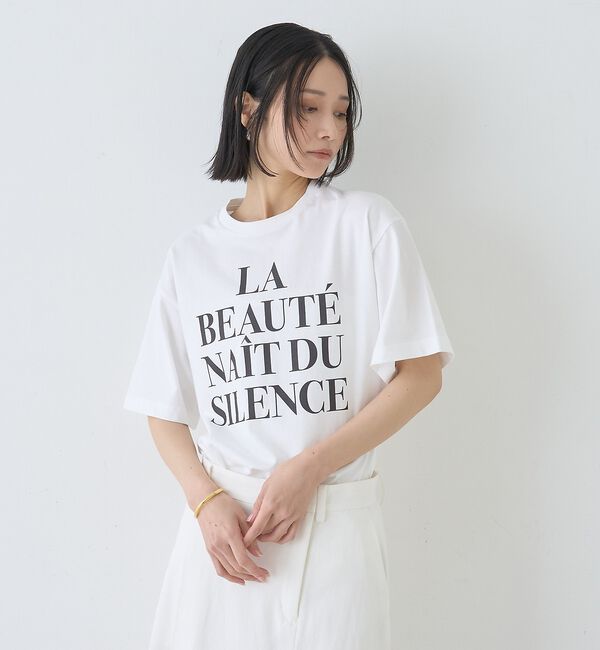 Rouge vif「バックフォト グラフィックロゴTシャツ」|Tシャツ・カットソー|